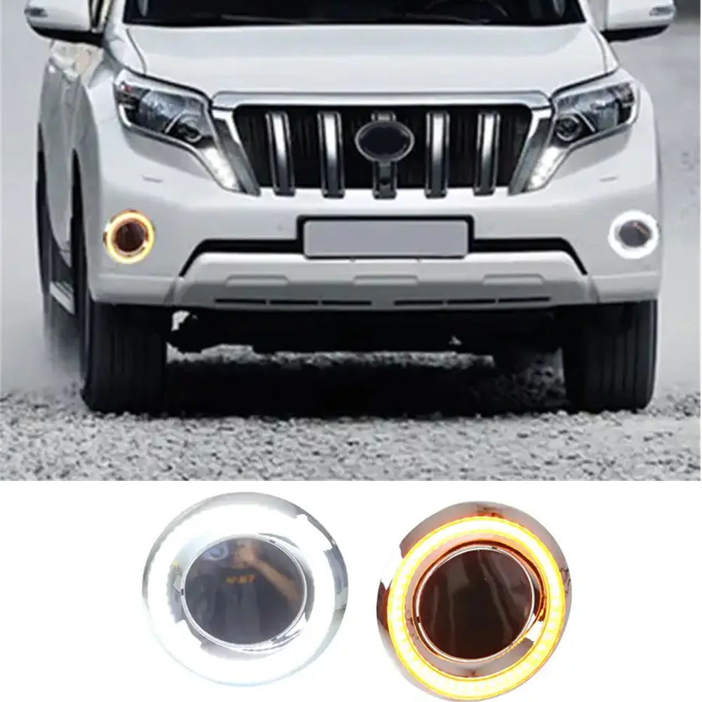 

Fog Lamp Led Daytime Running Light For Toyota Land Cruiser 2700/4000 Prado 150 FJ150 LC150 2014 2015 Daylight