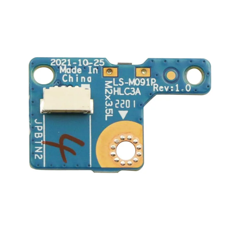 

Плата кнопки включения/выключения для Lenovo Yoga 6 13ALC7 82UD 13ABR8 83B2 5C50S25306