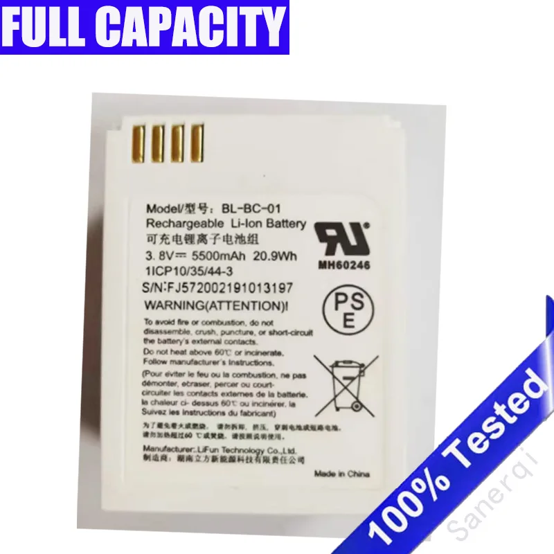 for ezviz BL-BC-01 c3a battery 5500mah High Quality New Replacement Bateria