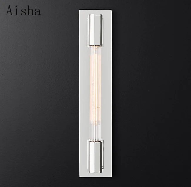 Americano de luxo lâmpada parede led quarto armário arandela decorativo cobre/cromo/preto retro interior iluminação decorativa