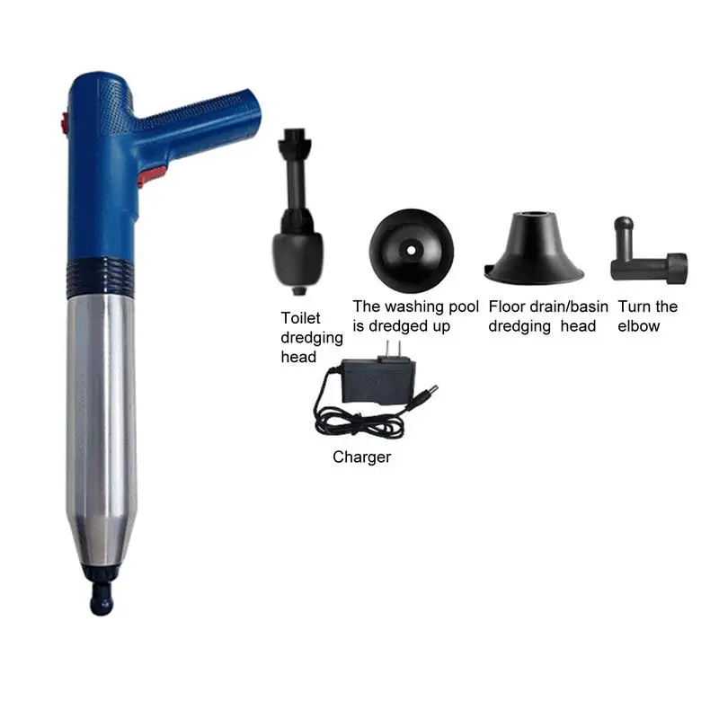 

Electric one shot pass, pipeline toilet unclogger, stainless steel inflation integrated household unclogging toilet and bathroom