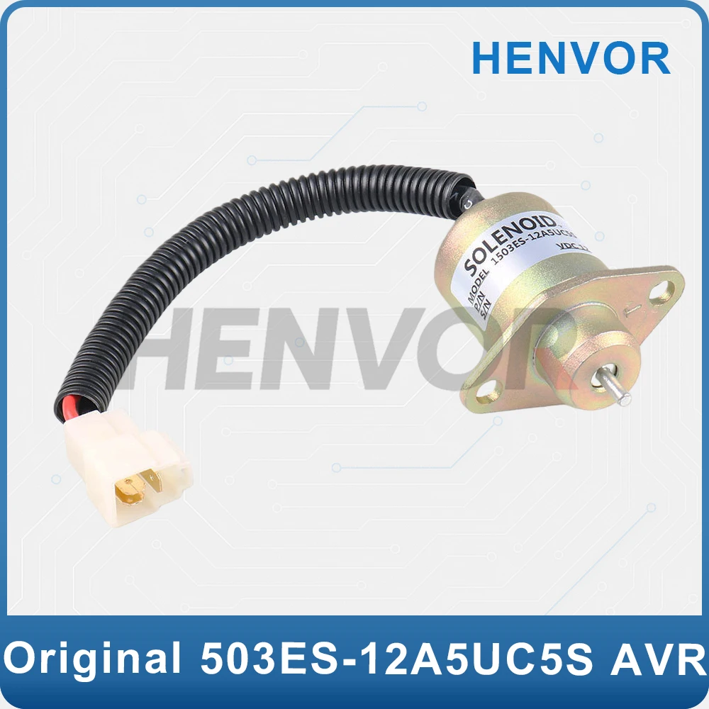 Flameout Solenoid Valve 1503ES-12A5UC5S 17454-60010 SA-4569T High Quality Durable Diesel Generator Part