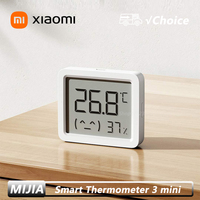 New Xiaomi Mijia Smart temperature humidity sensor 3 Mini Digital Hygrometer Humidity Work Mi Home APP China Region Only