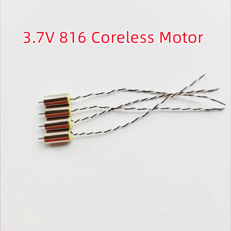 1pc 4pcs 816 3.7V High Speed Coreless Motors 1mm Shaft For R/C Drone Quadcopter Spare Parts