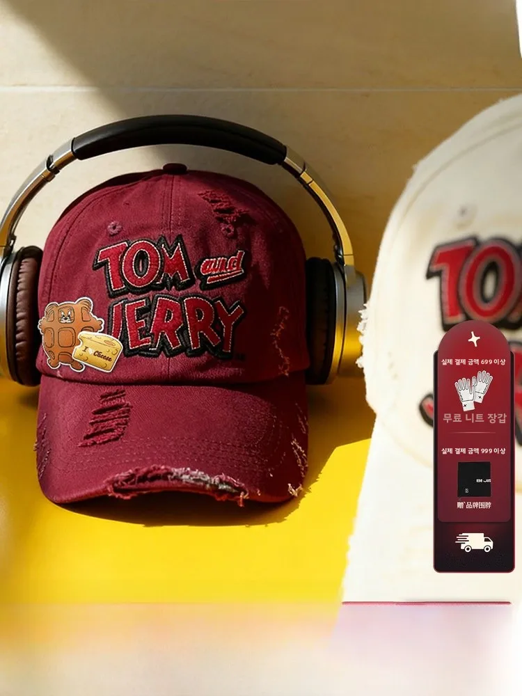 casquette-de-baseball-and-mouse-collaborative-edition-bjhg-ex-high-street-sle-hole-punching-dubill-cap-winter-collection