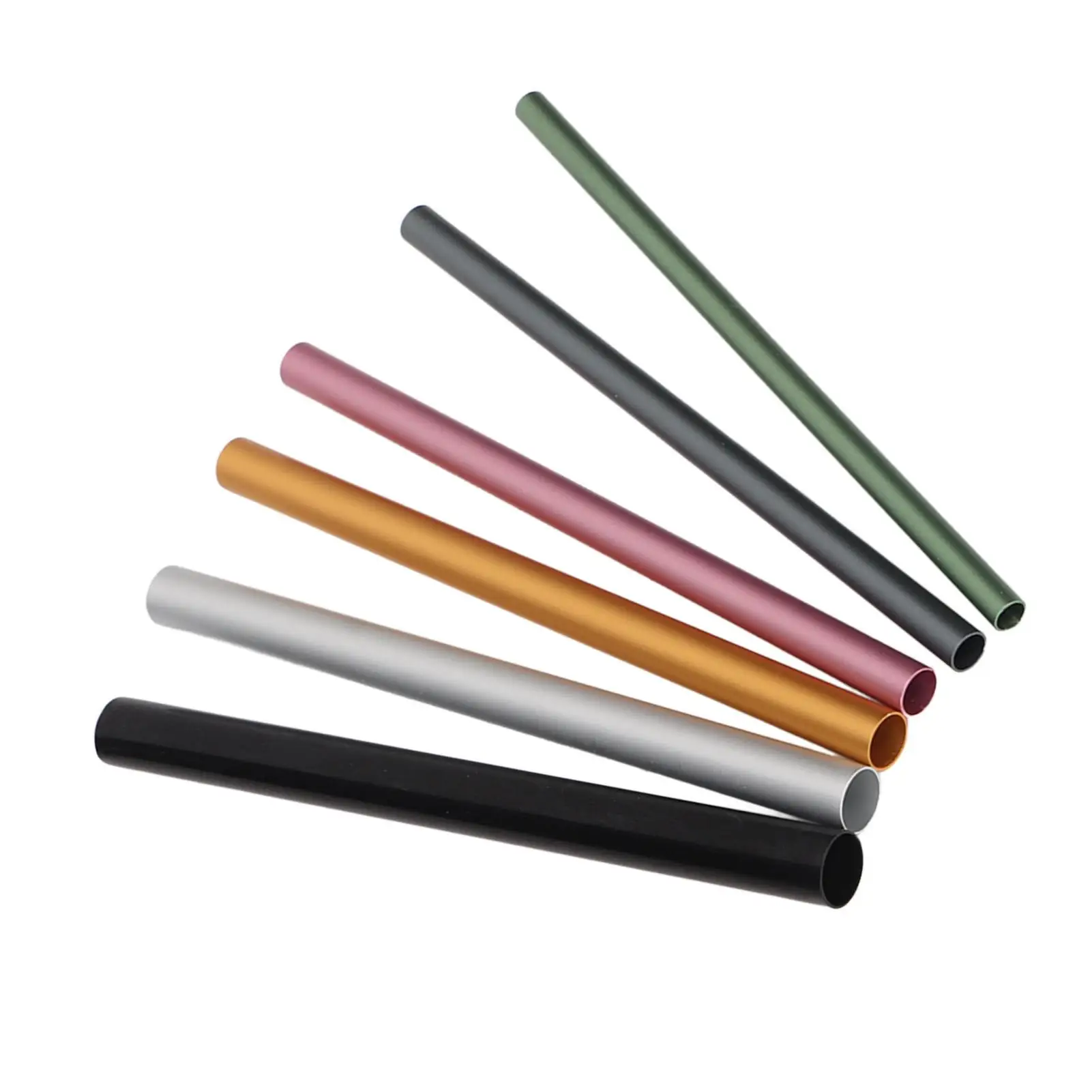 5 صناديق أكريليك للأظافر C منحنى تشكيل عصا جل ألومنيوم للأشعة فوق البنفسجية لأطراف الأظافر أنبوب قضيب لتطويل وتصميم الأظافر