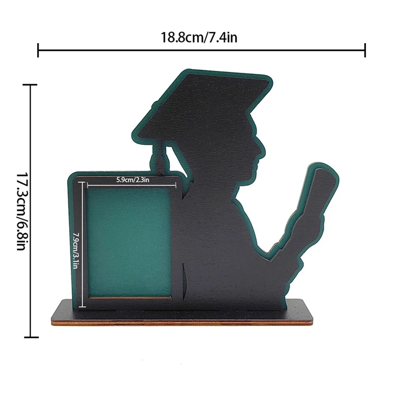 Class Of Graduation Frame Wooden Table Graduation Picture Frame Home Desktop Ornaments Fits Vertical Portrait Wooden 5Piece