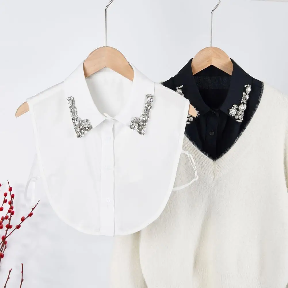 

Красный рождественский воротник в клетку со стразами, многослойный искусственный воротник, праздничный красный рождественский клетчатый искусственный воротник с праздником