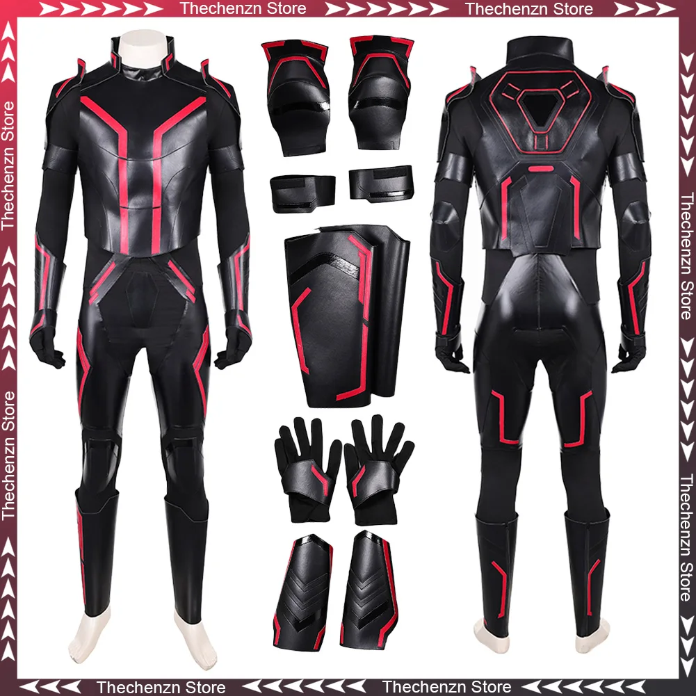 Vestido de lujo Tron Ares Cosplay para hombres trajes de batalla 2025 disfraz de película Halloween hombre adulto juego de rol fantasía trajes de fiesta
