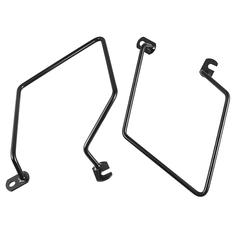 2PCS Motorcycle Saddlebag Support Bracket Side Mount Bag Holder For Kawasaki W400 W650 W800