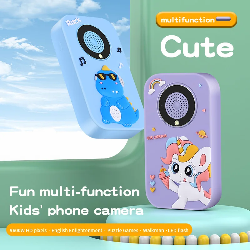 Kinder Smartphone Kamera Spielzeug Touchscreen Lernen Spielzeug Multifunktions Kamera HD Kinder Handy MP3 Player Foto Video