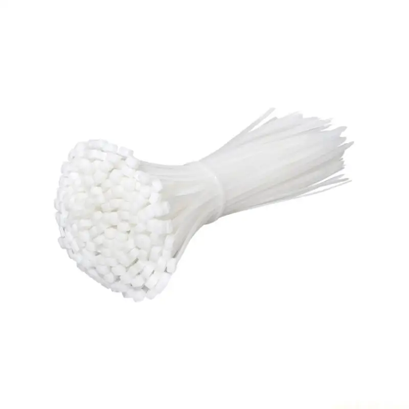 100Pcs Cable Tie Fasteners Nylon Locking Wrap for Secure Cord Grouping