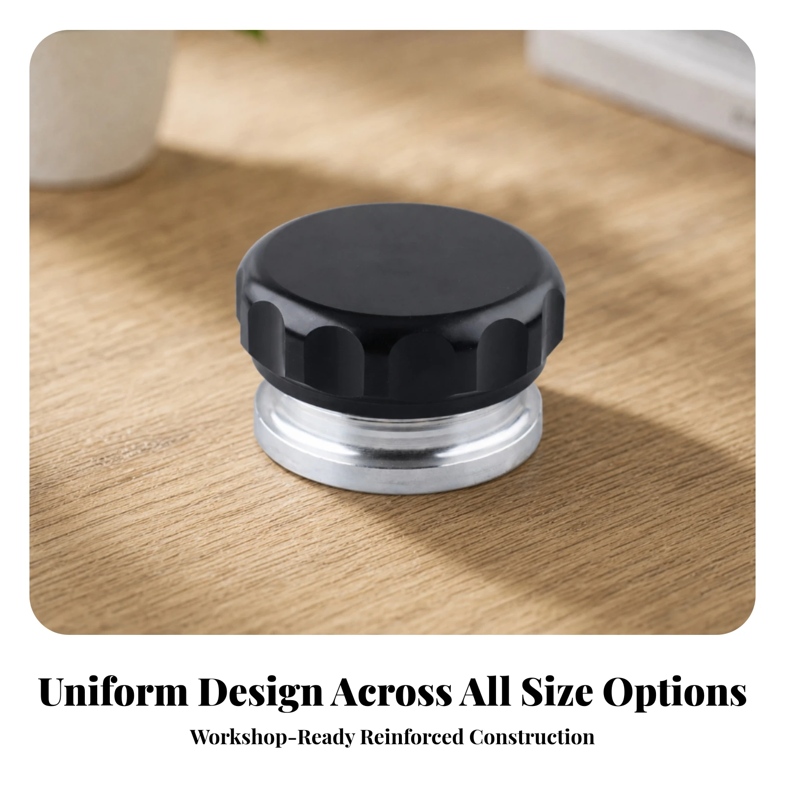 Tank Cap with Metal Collar Low-Profile Threaded Tank Cap Replacement Lid Leak-Proof Tight Fit for DIYers, Equipment Repair