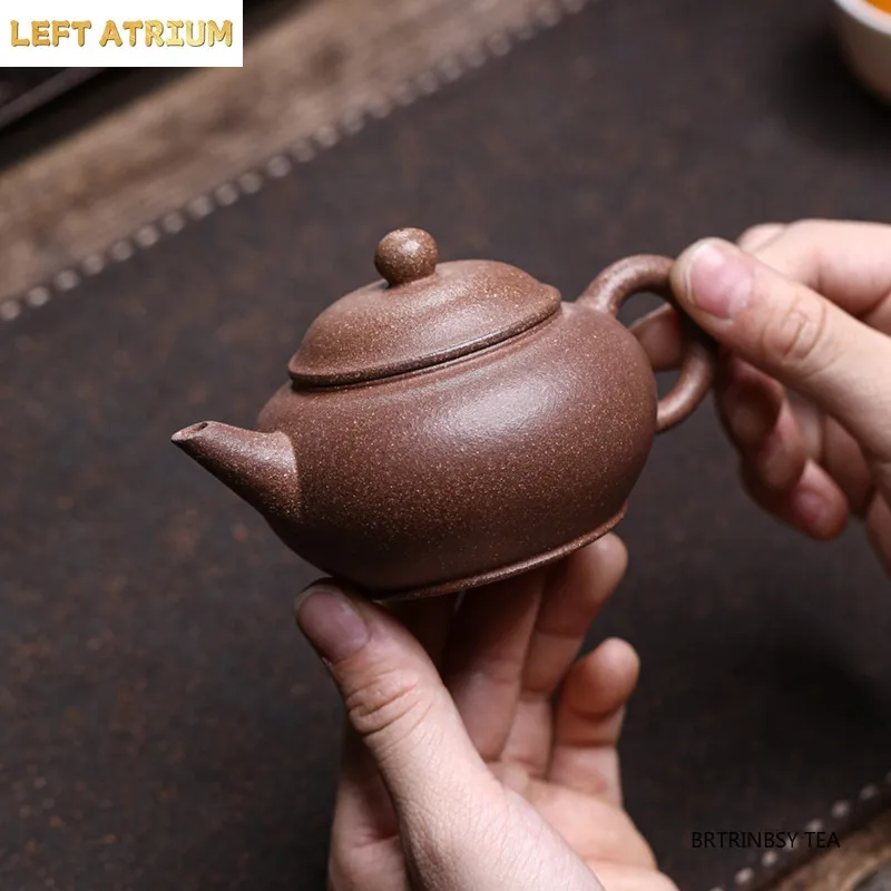 

140ml Tradition Yixing Purple Clay Teapot Chinese Handmade Zisha Tea Pot Beauty Tea Infuser Kettle Teaware Household Tea Set
