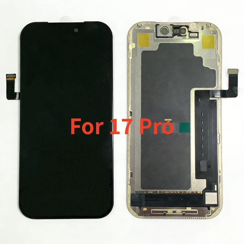 Soft / Hard OLED Display For iphone 14 15 16 17 Pro Max 14 15 16 Plus With 3D True Tone Touch Screen LCD Repair Part Replacement