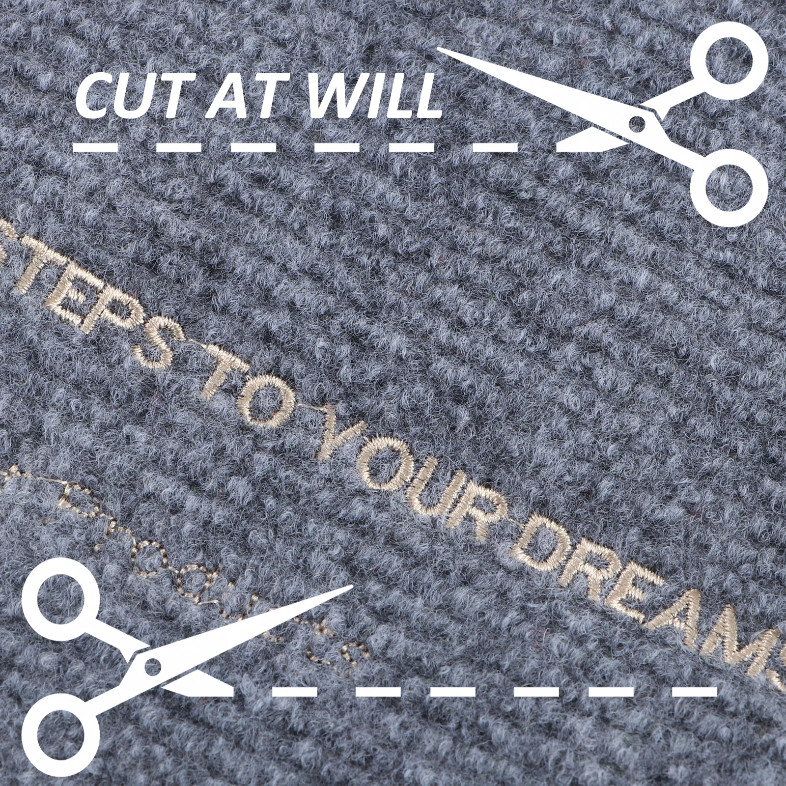 

1Pcs Self Adhesive Floor Protector Non-Slip Luminous Anti-Skid Pad for Office Home Kitchen Stair Ground Cushion