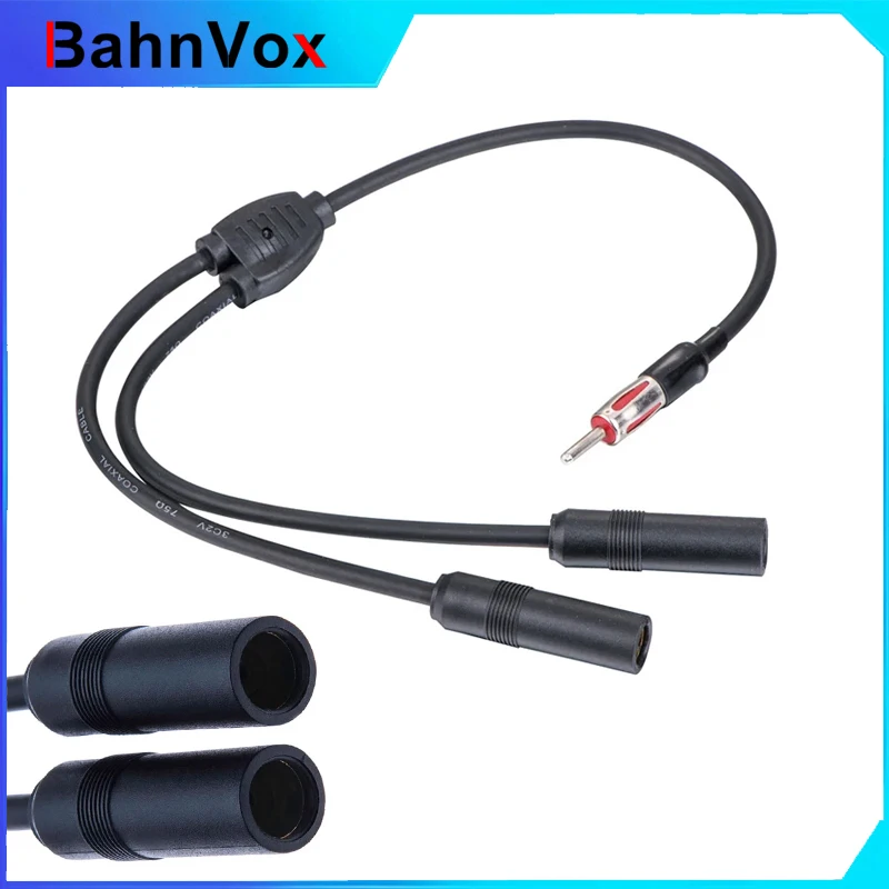 Antenna Splitter Extension Cable Meet More Connectivity Needs Antenna For Car Antenna Cable Adapter 1 to 2Radi view 2