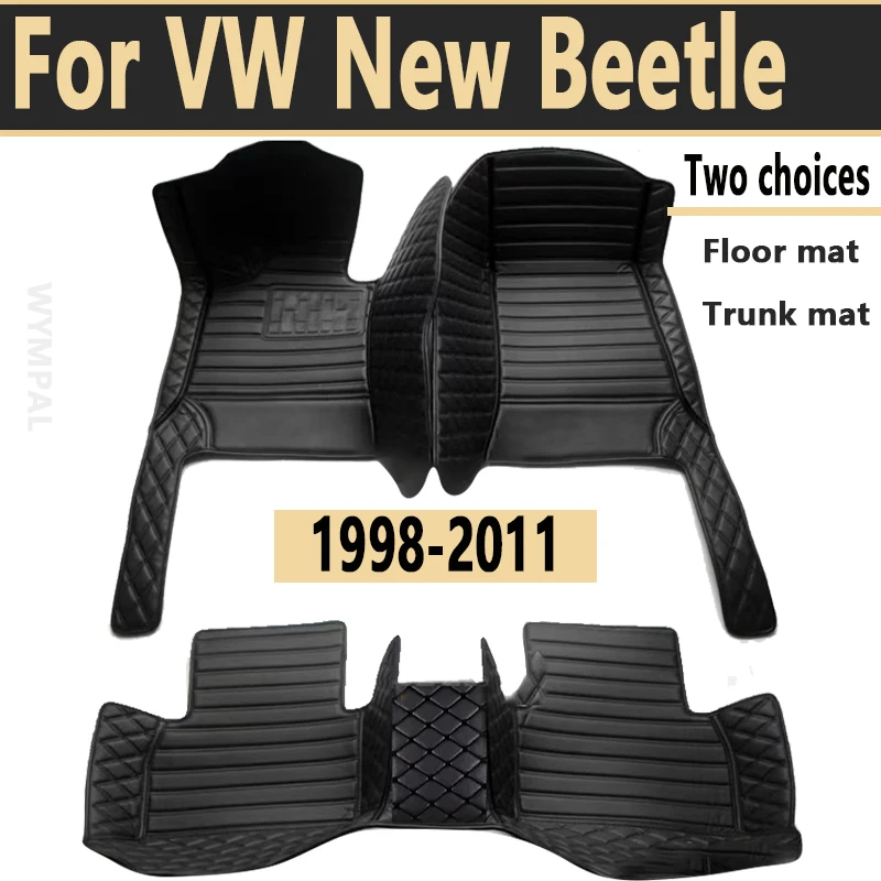 Car Floor Mat For VW New Beetle 1998~2011 Waterproof Tapetes Para Automovil Car Mats Floor Tapis Voiture Car Accessories