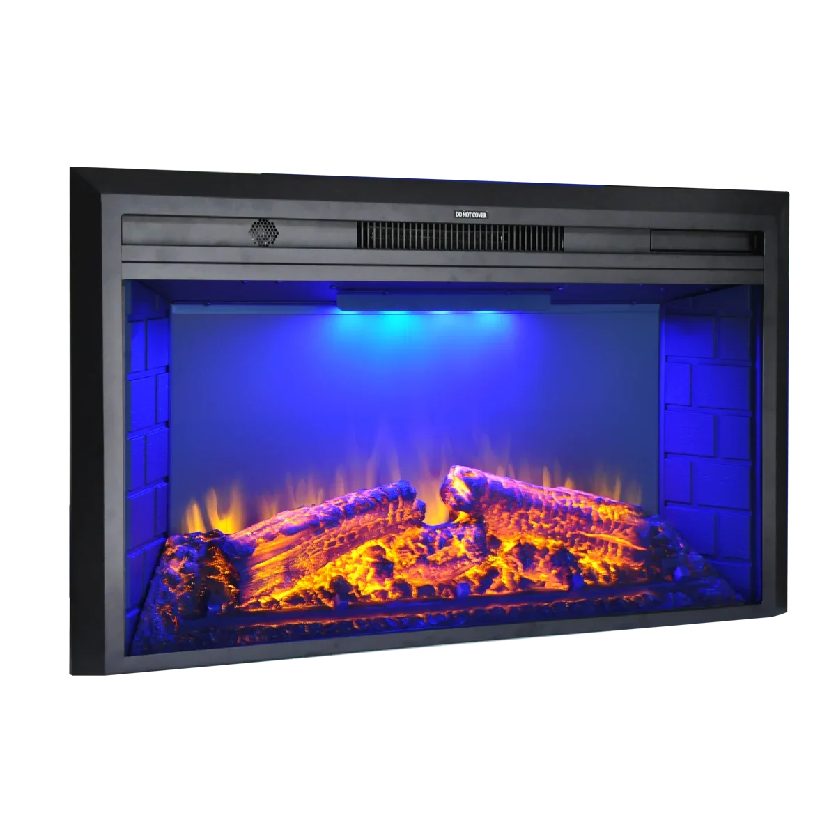 Dreamflame 33W Inch Indoor Electric Fireplace Insert Heaters Decorative Led Flame Effect Electric Fireplace