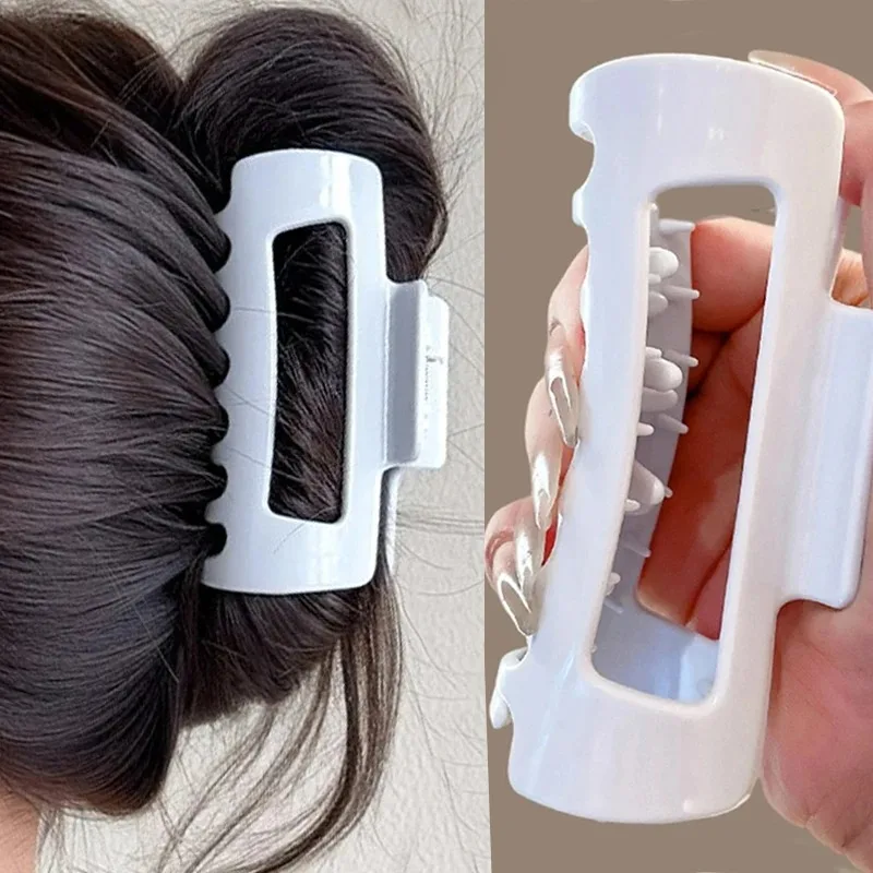 Jepit Rambut Lembut Jepit Rambut Silikon Lembut Anti Jatuh Jepit Rambut Anti Lepas Jepit Rambut Modis Aksesoris Rambut Hiasan Kepala Geometris