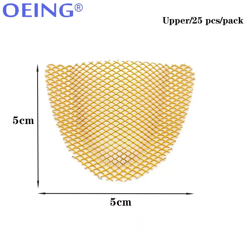 의치 강화 메쉬 치아 느낌 유지 강화 트레이, 금속 그물 트레이, 구개골 의치 실험실 재료, 팩 당 20 개