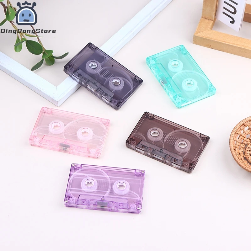 1Pc New Color Blank Tape Case Audio Recording Cassette Tape Shell Empty Reel To Reel Cassette(No Inner Core And Outer Box)