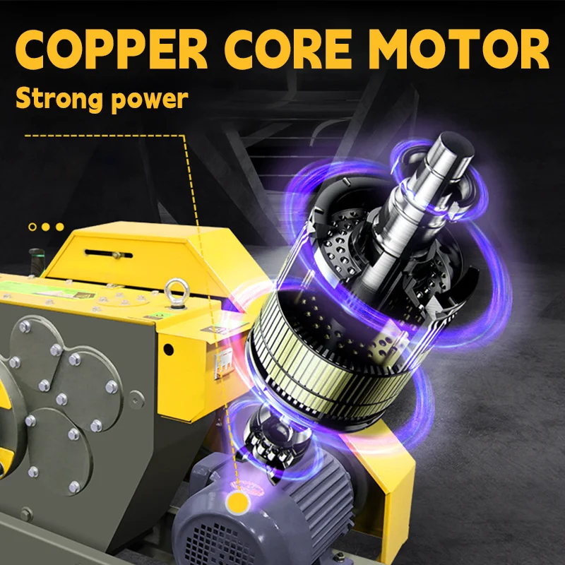 سعر المصنع 3 كيلو واط قاطع القضبان الفولاذية - آلة قطع حديد التسليح 380 فولت عالية الجودة