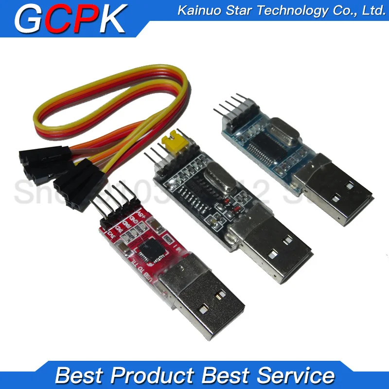 3pcs/lot =1PCS PL2303HX+1PCS CP2102+1PCS CH340G USB TO TTL for arduino PL2303 CP2102 5PIN USB to UART TTL Module