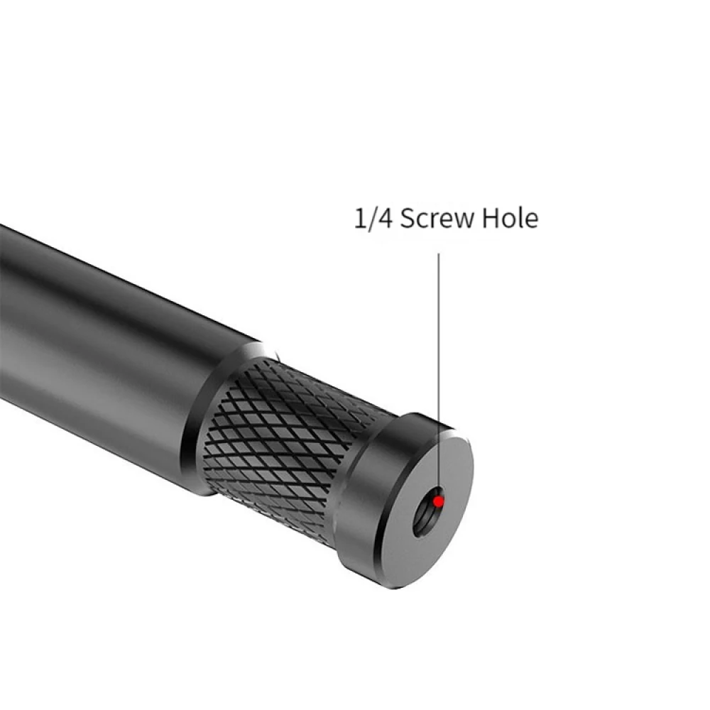 Varilla de extensión de aleación de 15cm con orificio roscado Universal 1/4 para cámaras/Monitores/videocámaras/trípode/palo de Selfir, accesorios