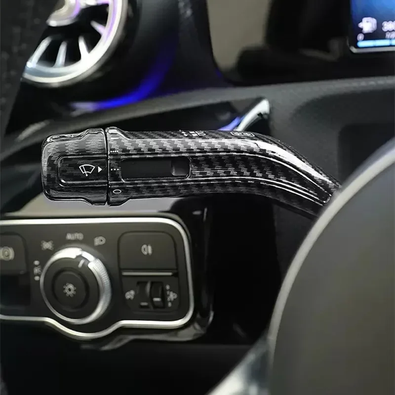 Car Shift Lever Wiper Rod Cover Trim Frame For Mercedes Benz AMG A B CLA GLE GLS GLB GLA Class A35 W177 W247 C118 W167 V167 X167