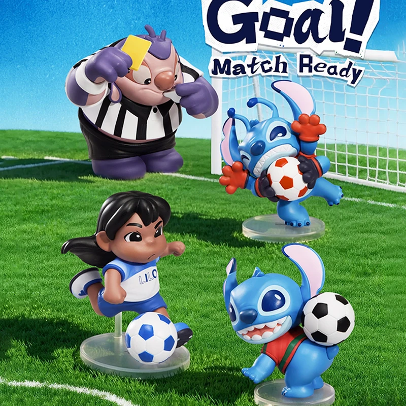 

Genuine Stitch Blind Box Goal Series Football Theme Trendy Collectible Figurine Ideal Gift For Collectors Home Decoration
