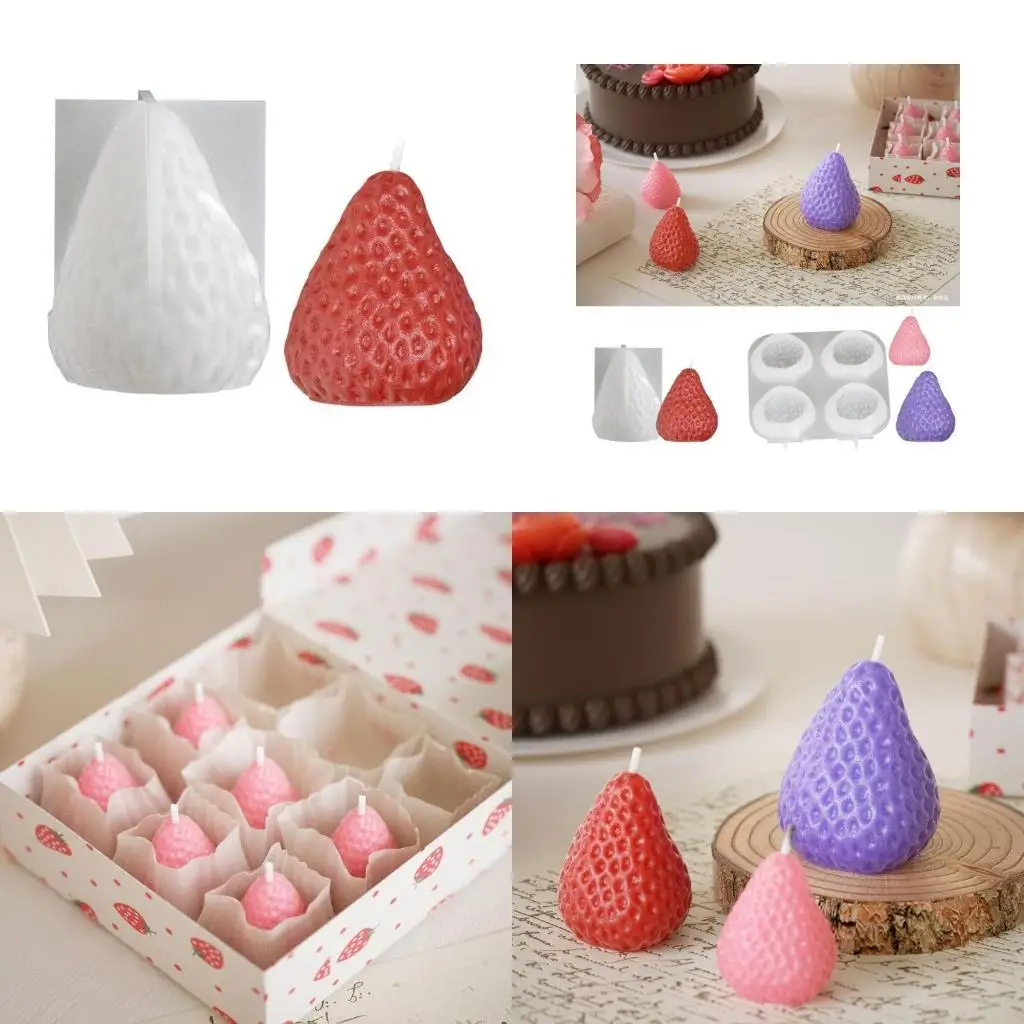 31BB Детальная силиконовая клубничная