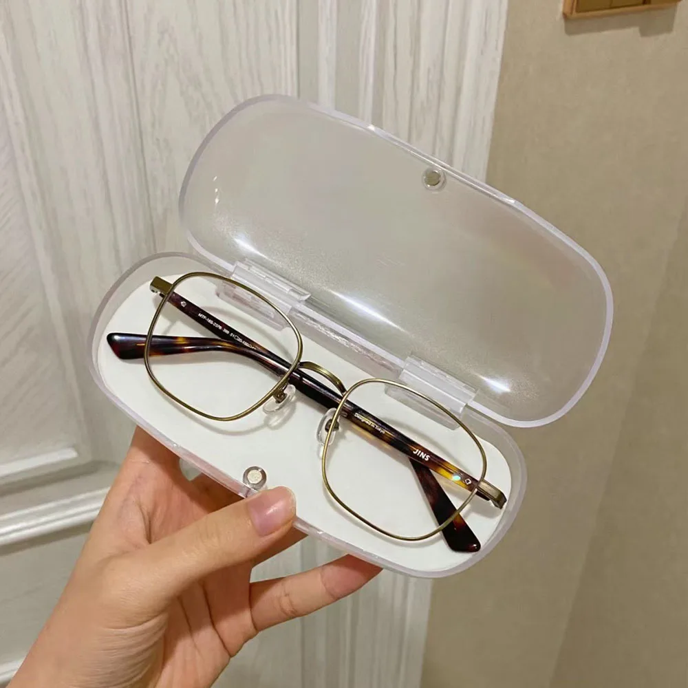 Transparent Portable Glasses Cases Waterproof Plastic Glasses Box Hard Reading Glasses Case Shell Case Sunglasses Protector Box