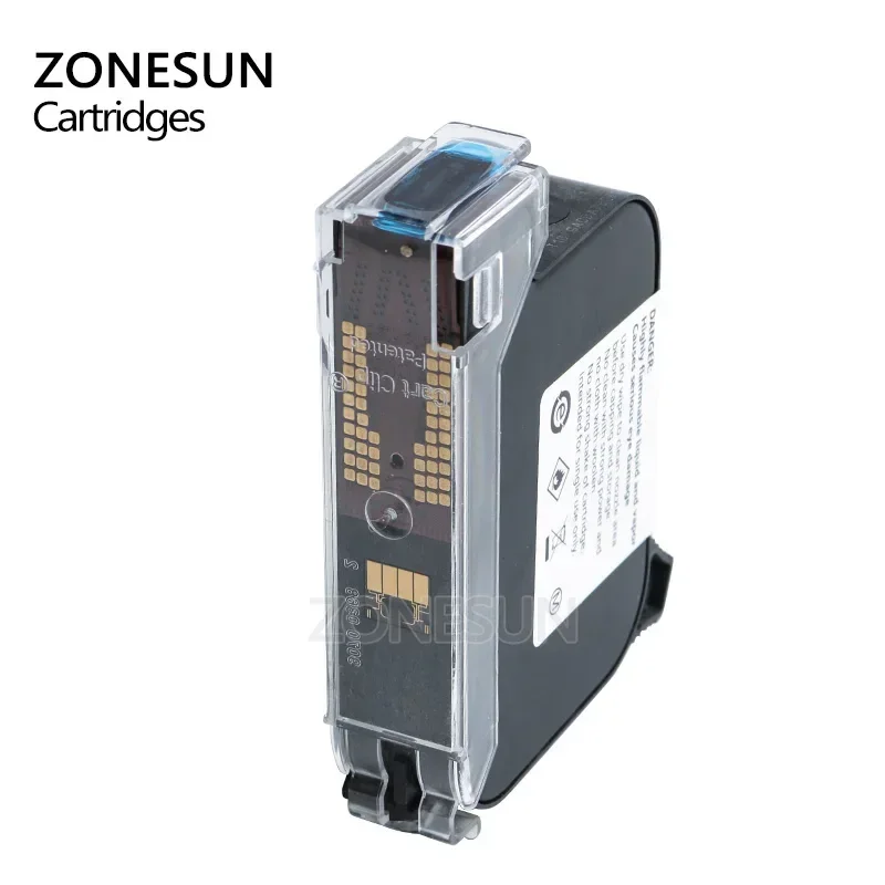 ZONESUN kartrid tinta untuk kotak tinta Printer untuk ZS-IC1 mesin Coding Printer Inkjet kode USB QR pintar genggam