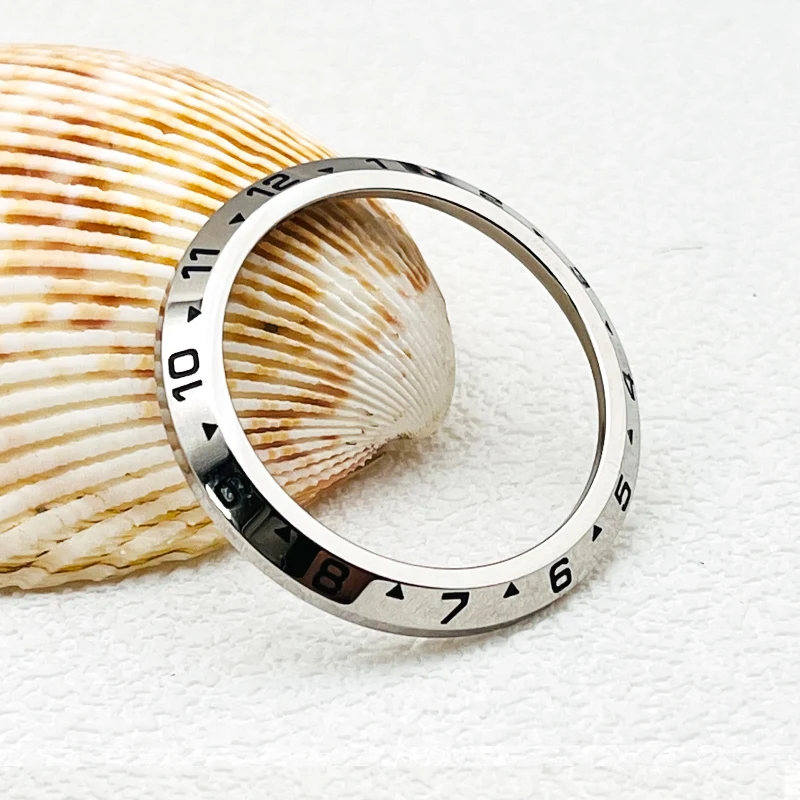 La lunetta della cassa dell'orologio in acciaio inossidabile Seiko 316L adatta per la cassa dell'orologio SKX007 subacquei ruota la lunetta di riparazione dell'orologio da uomo impermeabile