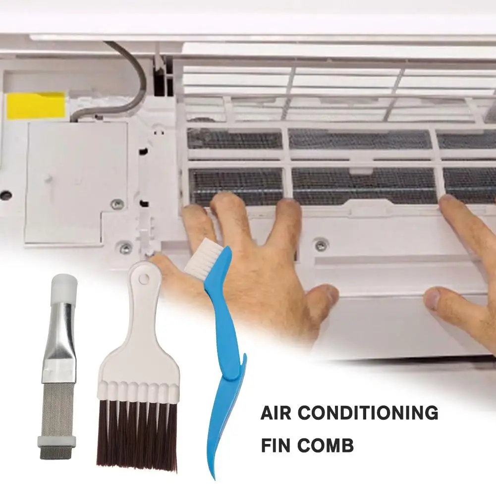 

Инструмент для чистки ребер кондиционера, домашний инструмент для чистки, щетка для очистки радиатора Hvac, складной инструмент, конденсатор, универсальный Coi E0m6