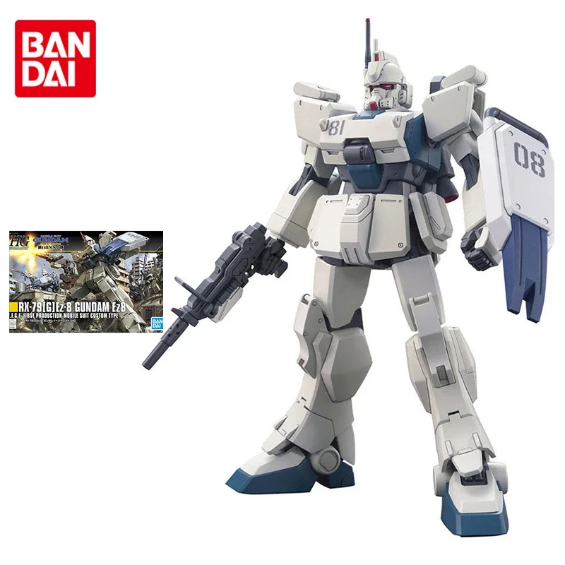 

Bandai Gundam Model Kit HGUC 08TH MS TEAM RX-79[G] Ez-8 Gundam Ez8 Genuine Robot Model Action Toy Figure Toys for Children