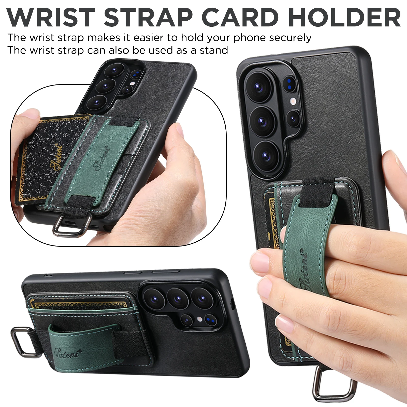 Luxury Wallet Cards Solt Magnetic Leather Ring Phone Case For Samsung Galaxy S26 Ultra S26 S25 S24 S23 S22 Ultra Plus Back Cover