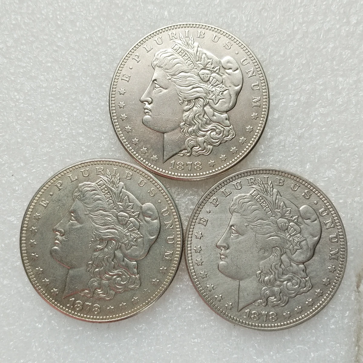 Three in One Morgan Dollar Set Coin Magic Tricks Close Up Illusions Gimmicks Prop