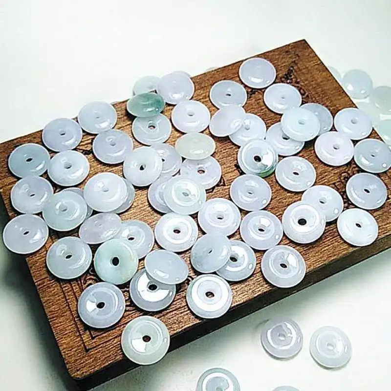 Natural Myanmar Jadeite Grade A Burma Jade Round Spacer Beads For Jewelry Making Diy Bracelet Beaded Necklace Charms Accessories