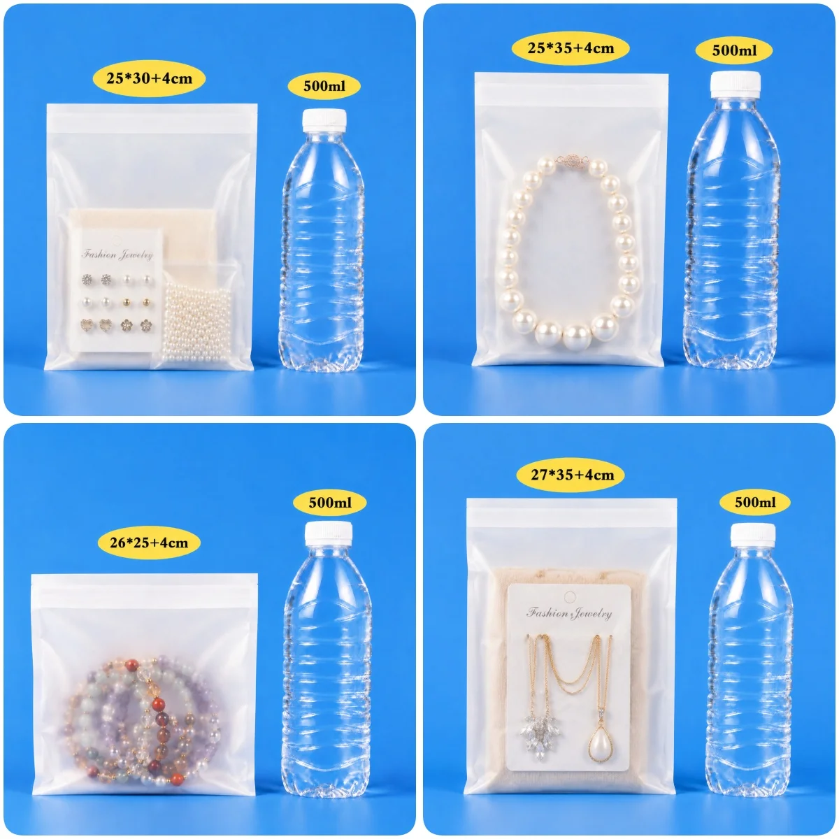 Umweltfreundliche, biologisch abbaubare Glasin-Papiertüten, halbtransparente Tasche, selbstklebende Umschläge, für Datenkabel, Kleidung, Accessoires – Detail 12