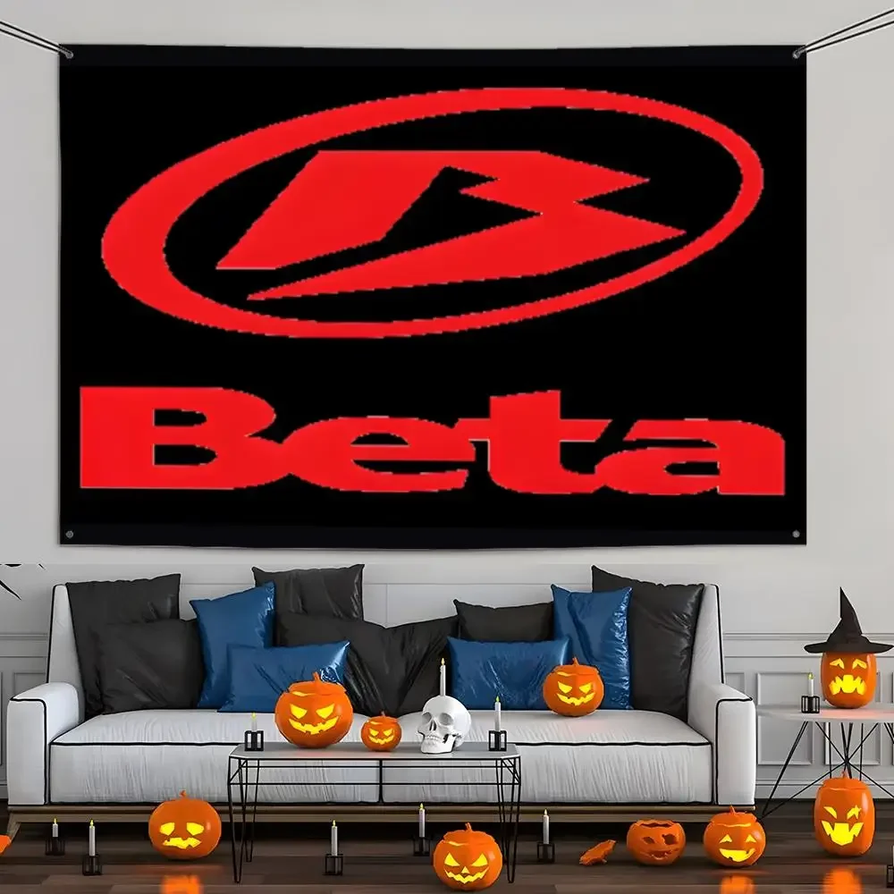 Betas Racing Flags Aesthetic Wall Tapestry Printed Wall Hanging Living Room Party Outdoor Decor
