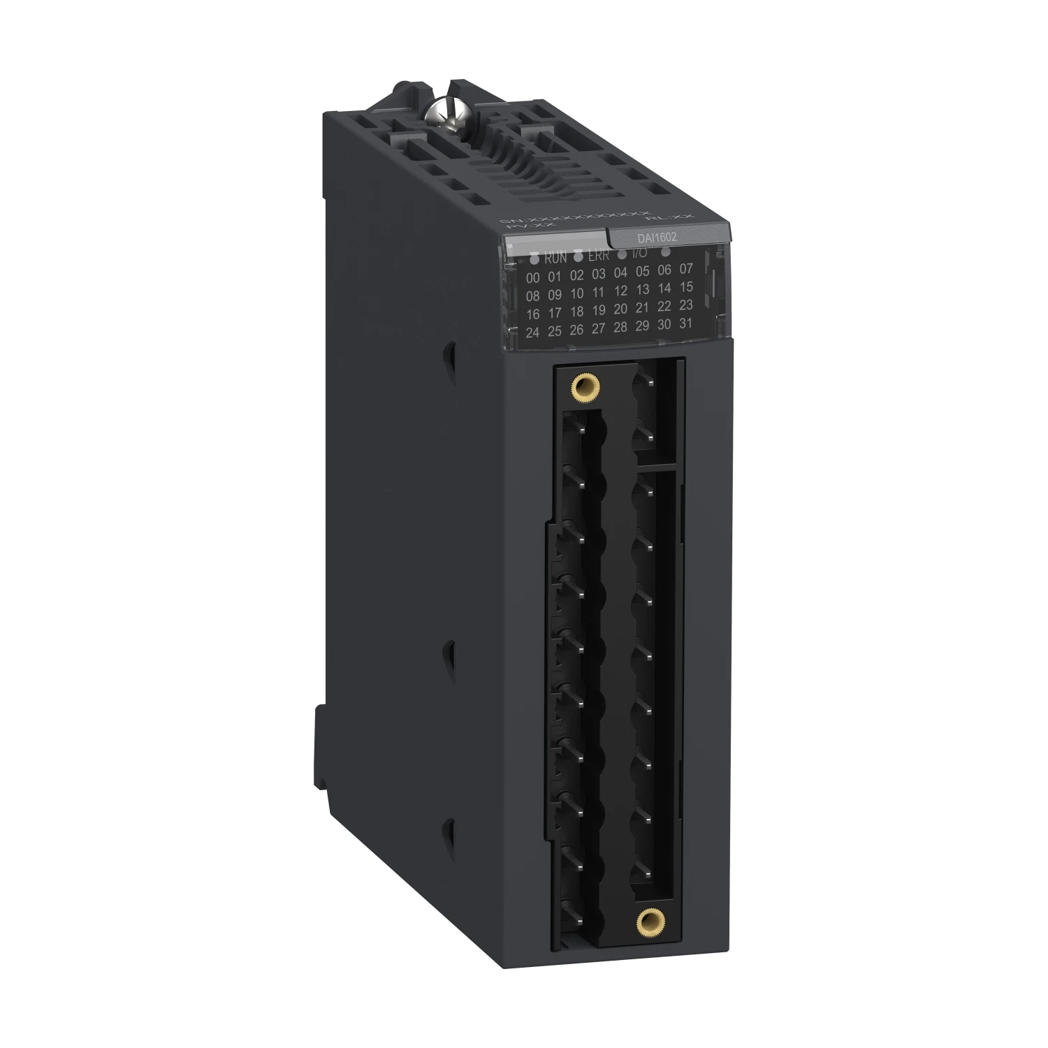 Discrete DC/AC Input Module, 16-point Input 24VDC/24VAC, IEC Category 1 (DC), 20-point Terminal Block BMXDAI1602