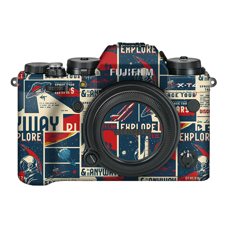 Camera Skin For Fujifilm XT4 X-S10 XT3 XT30 GFX50R GFX100S X100V Camera Body Skin Sticker Fuji Decal Protector Wrap Cover