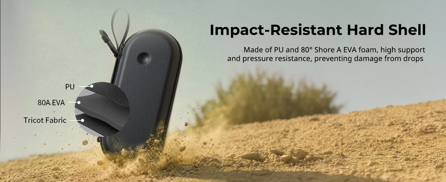 SmallRig Aufbewahrungstasche für DJI Osmo Pocket 4P für Insta360 Luna Ultra Wasserdicht Verschleißfest Stoßfest Bruchfest -6642 – Detail 2