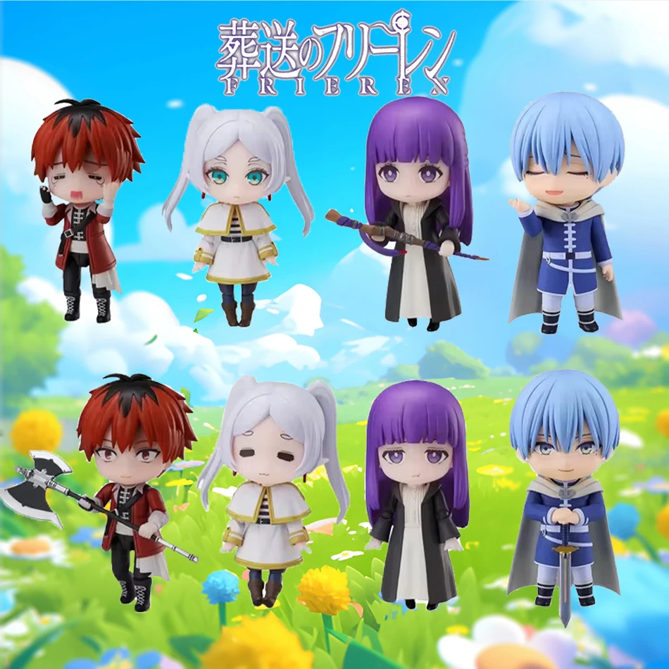 8 teile/satz Frieren Beyond Journey's End Anime Figuren Fern Stark Himmel Action Figur Modell Puppen Sammlung Kinder Spielzeug Dekorationen