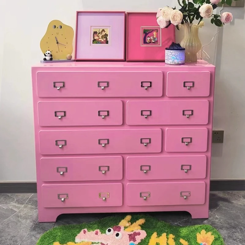 

ten drawers bedroom chest storage Internet celebrity living room porch storage dining side