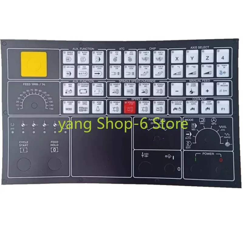 

CNC Operation Panel Membrane Keyboard Mask for Leadwell V40 Machining Center