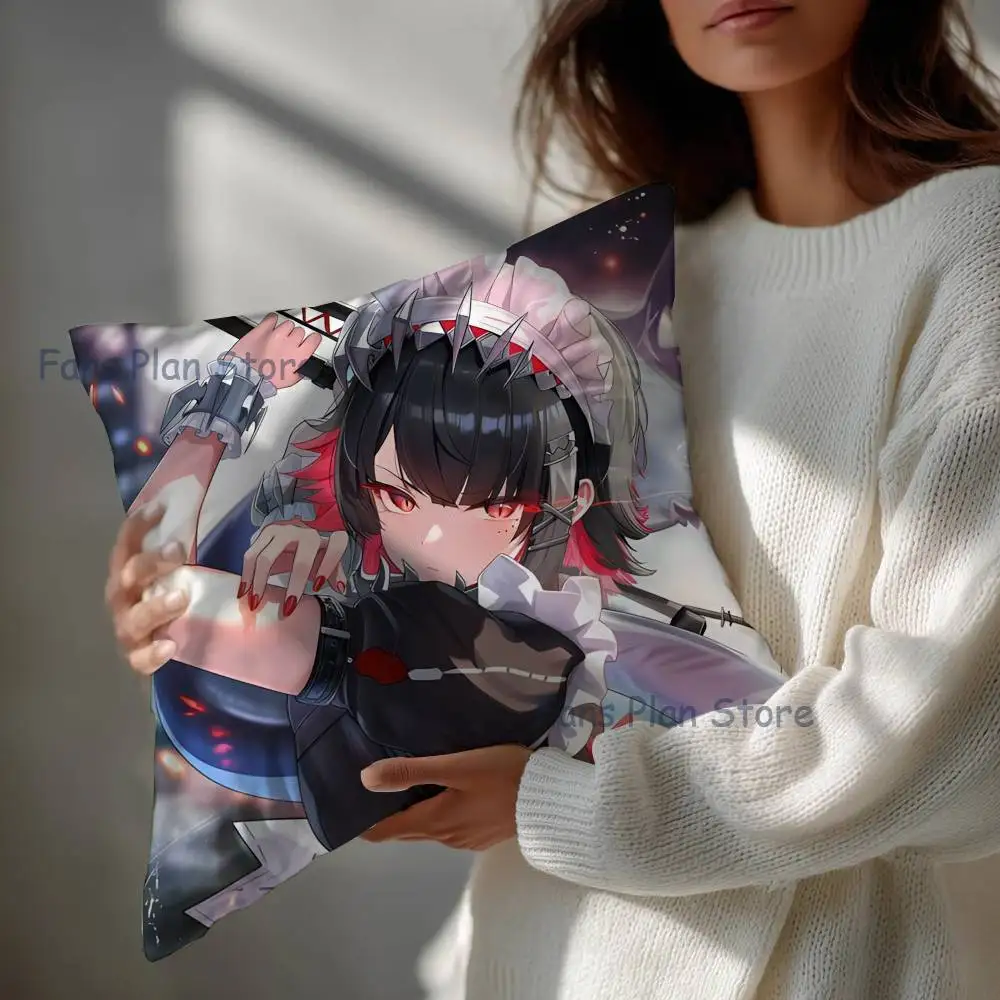 ZZZ E-Ellen Joe Anime Celebrity Merchandise All-Match Printed Pillow Case Sofa Car Office Room Decoration Protector