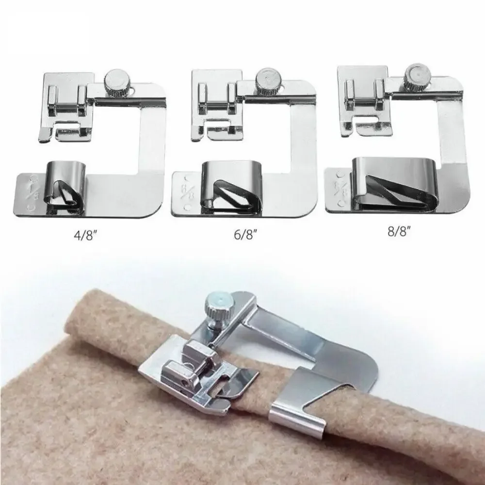 

Sewing Hemmer Presser Rolled Hem Feet Sewing Accessories Household Foot Presser